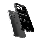 ambitchous back phone cover | glass case for iphone 16 pro
