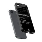 ambitchous back phone cover | glass case for iphone 16e
