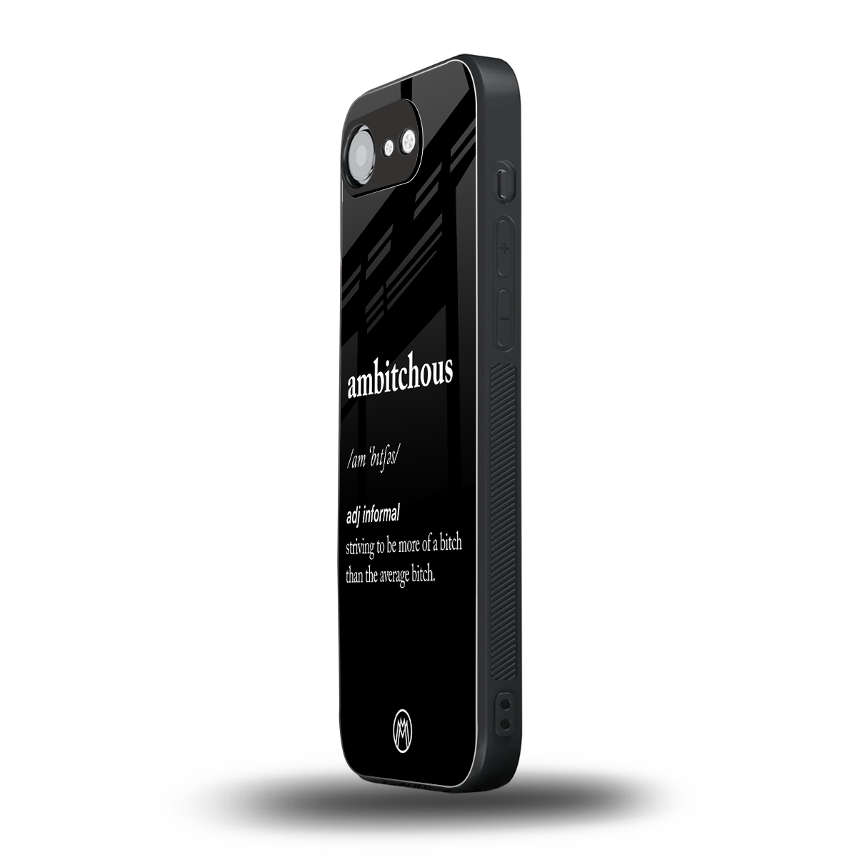 ambitchous back phone cover | glass case for iphone 16e