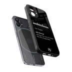 ambitchous back phone cover | glass case for nothing phone 1