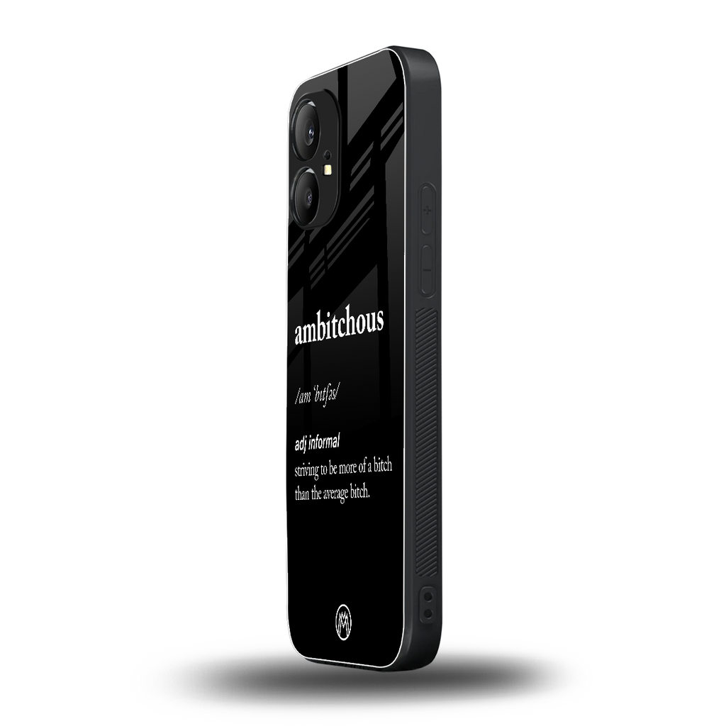 ambitchous back phone cover | glass case for nothing phone 1