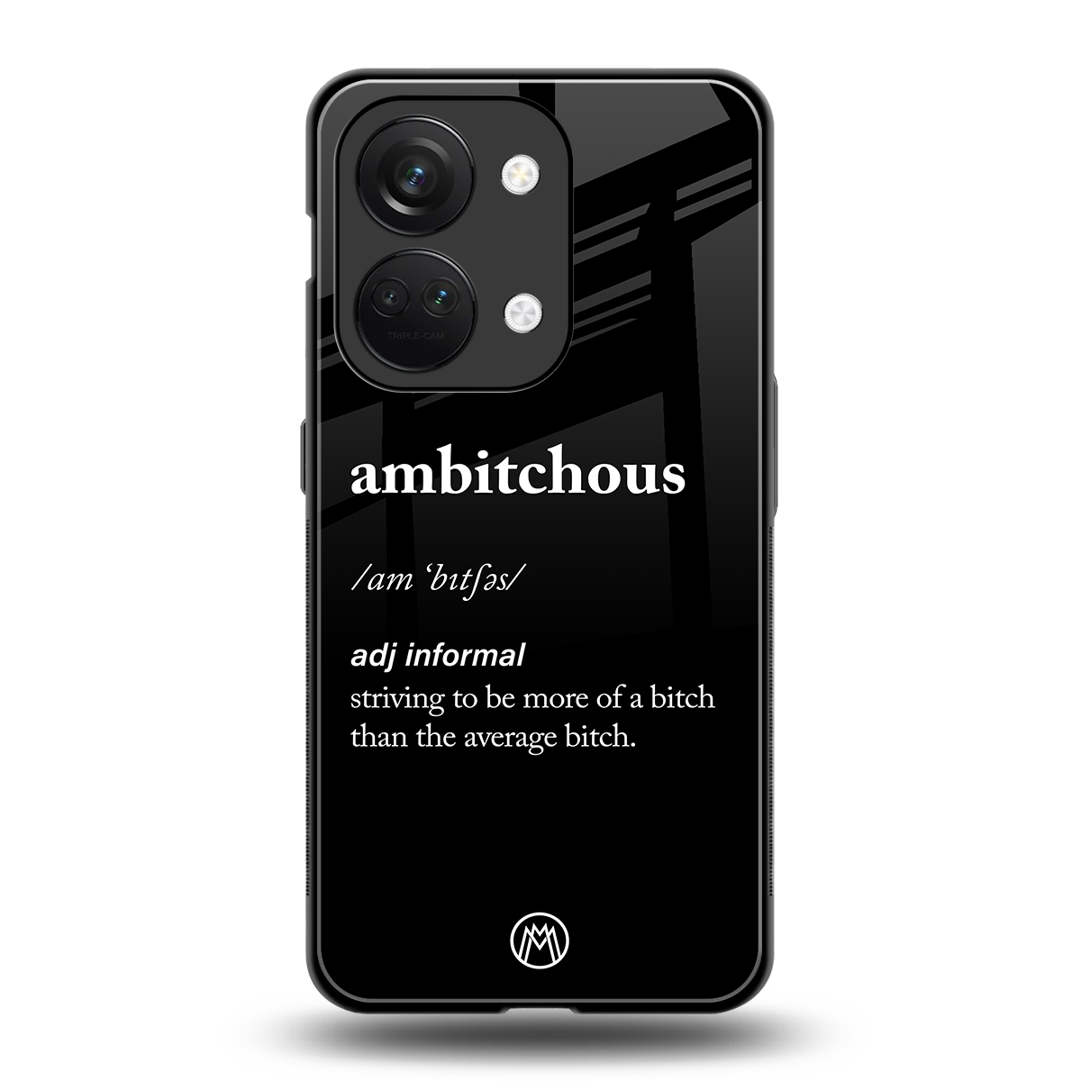 ambitchous back phone cover | glass case for oneplus nord 3