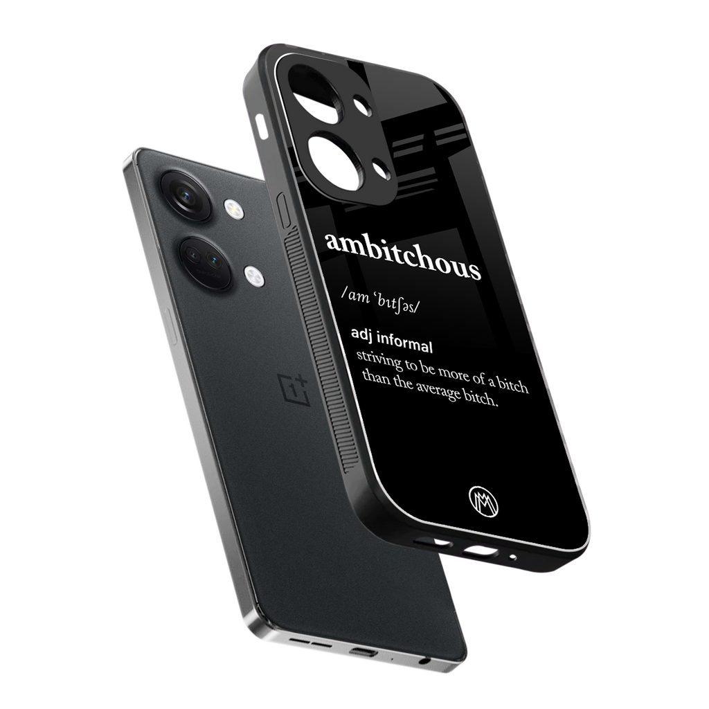 ambitchous back phone cover | glass case for oneplus nord 3