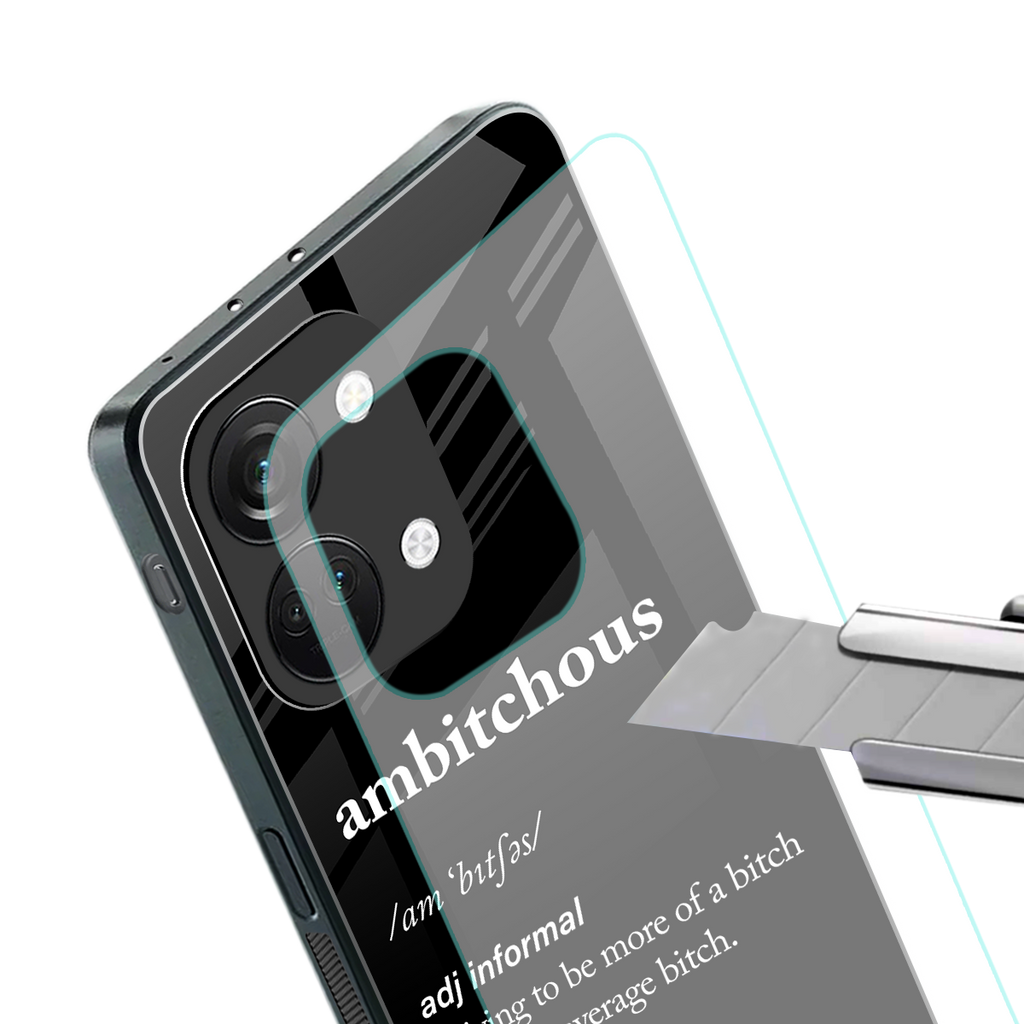 ambitchous back phone cover | glass case for oneplus nord 3