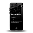ambitchous back phone cover | glass case for oneplus nord 4