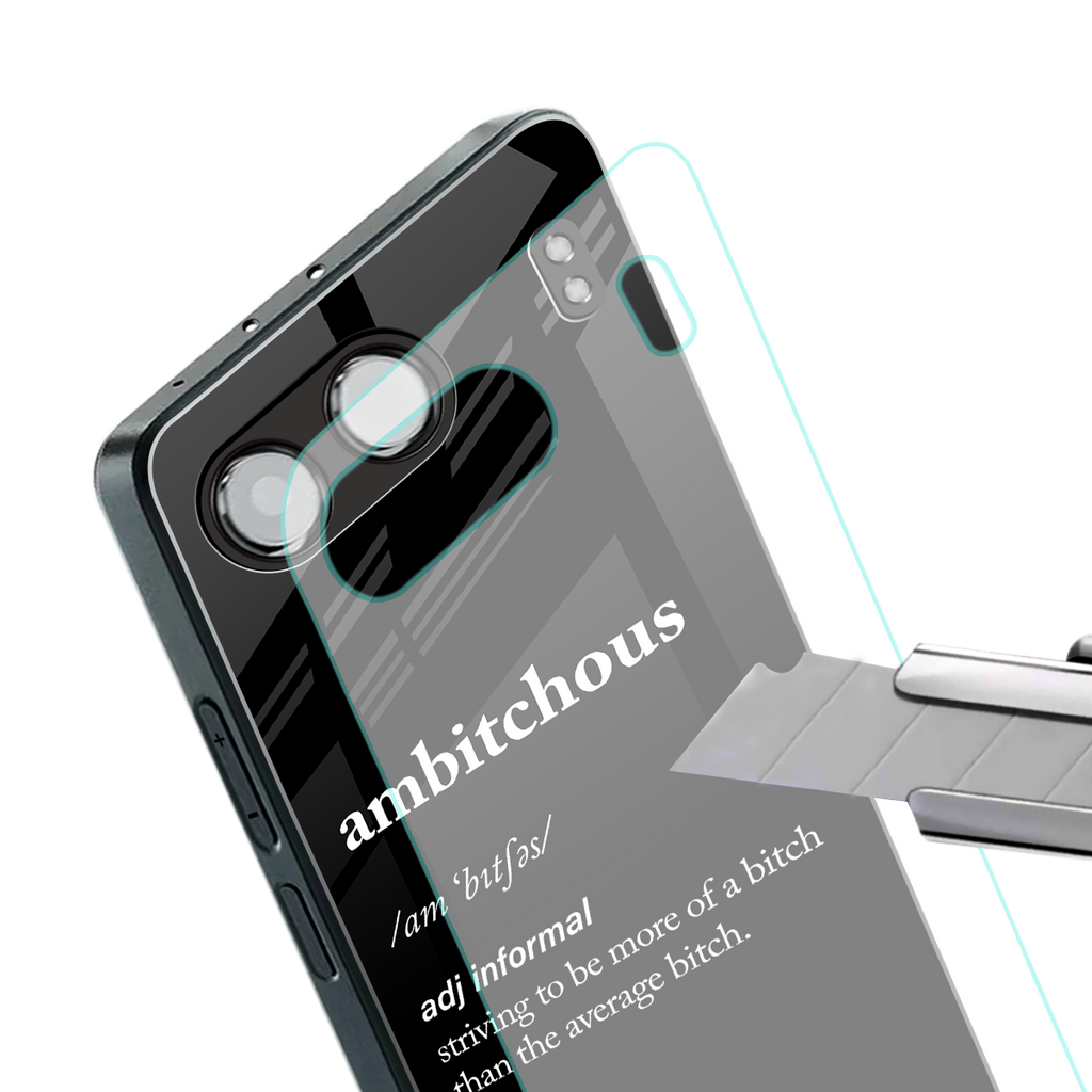 ambitchous back phone cover | glass case for oneplus nord 4