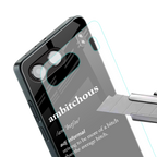 ambitchous back phone cover | glass case for oneplus nord 4
