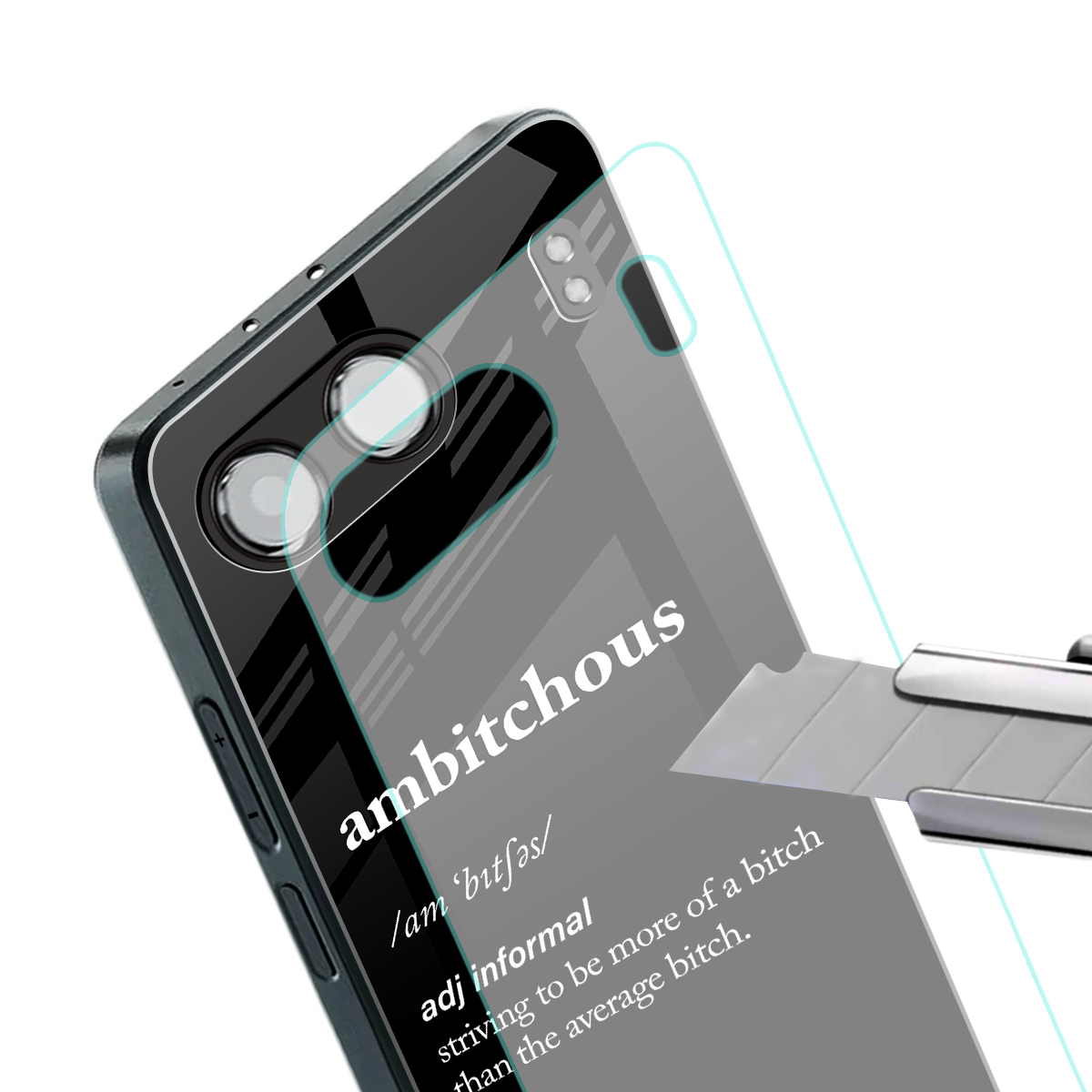 ambitchous back phone cover | glass case for oneplus nord 4