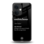 ambitchous back phone cover | glass case for oneplus nord ce 3