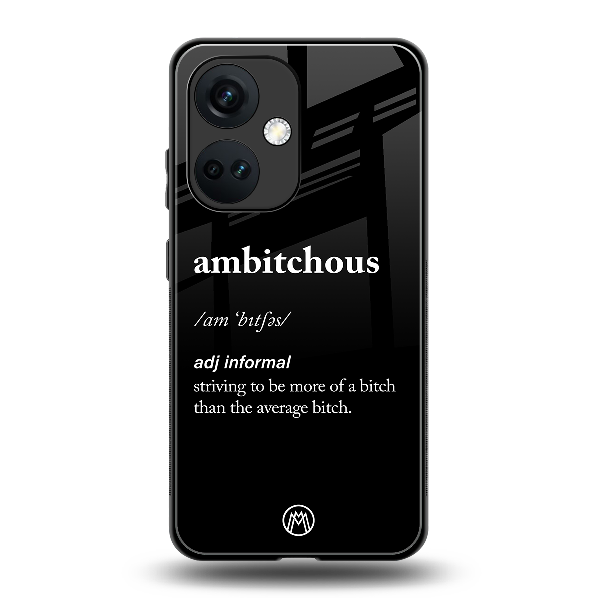 ambitchous back phone cover | glass case for oneplus nord ce 3