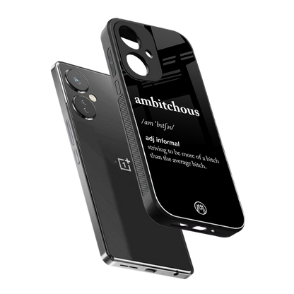 ambitchous back phone cover | glass case for oneplus nord ce 3