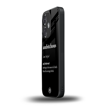 ambitchous back phone cover | glass case for oneplus nord ce 3