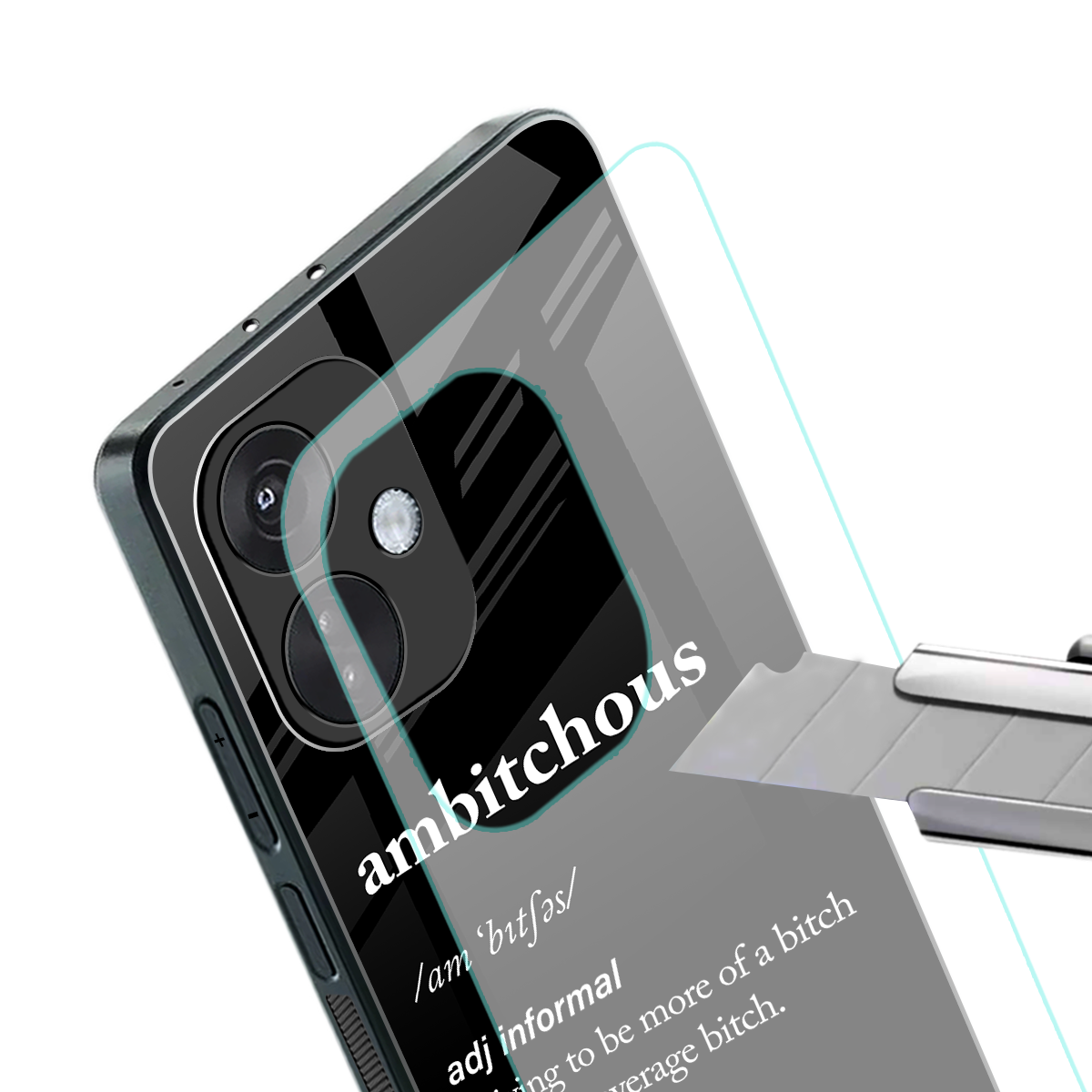 ambitchous back phone cover | glass case for oneplus nord ce 3