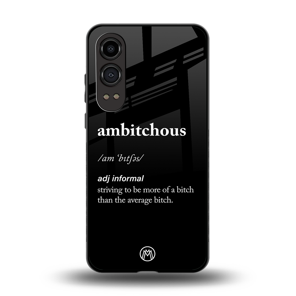 ambitchous back phone cover | glass case for oneplus nord ce 4 lite