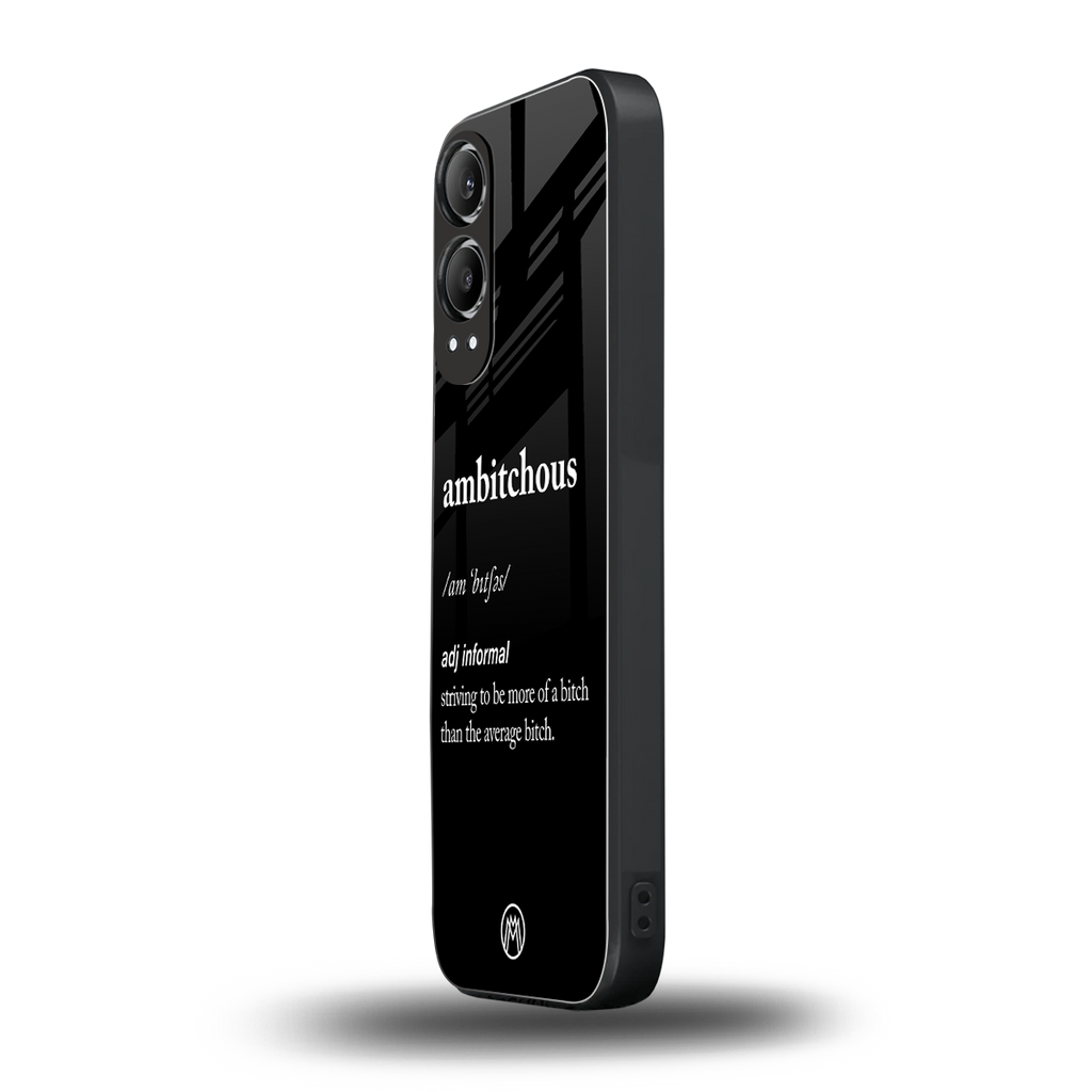 ambitchous back phone cover | glass case for oneplus nord ce 4 lite