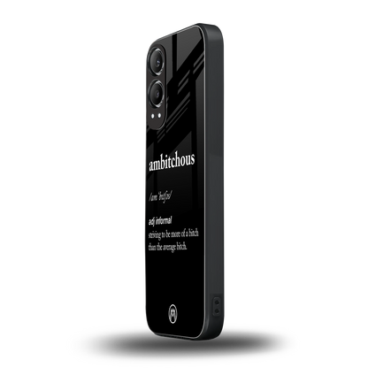 ambitchous back phone cover | glass case for oneplus nord ce 4 lite