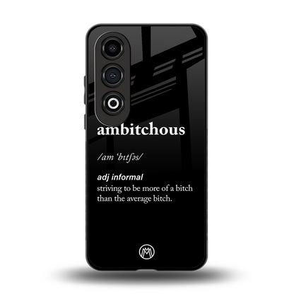 ambitchous back phone cover | glass case for oneplus nord ce 4