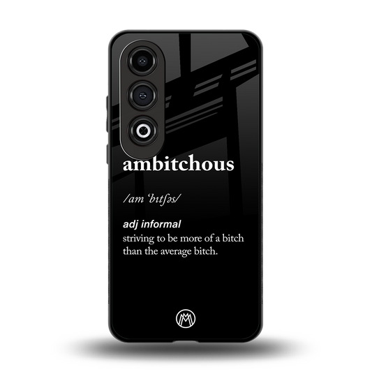 ambitchous back phone cover | glass case for oneplus nord ce 4
