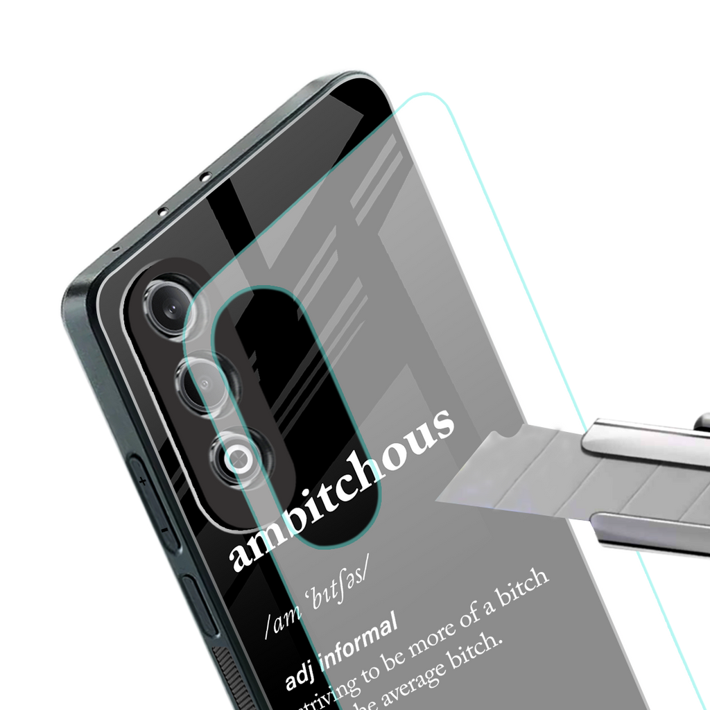 ambitchous back phone cover | glass case for oneplus nord ce 4