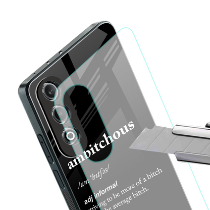 ambitchous back phone cover | glass case for oneplus nord ce 4