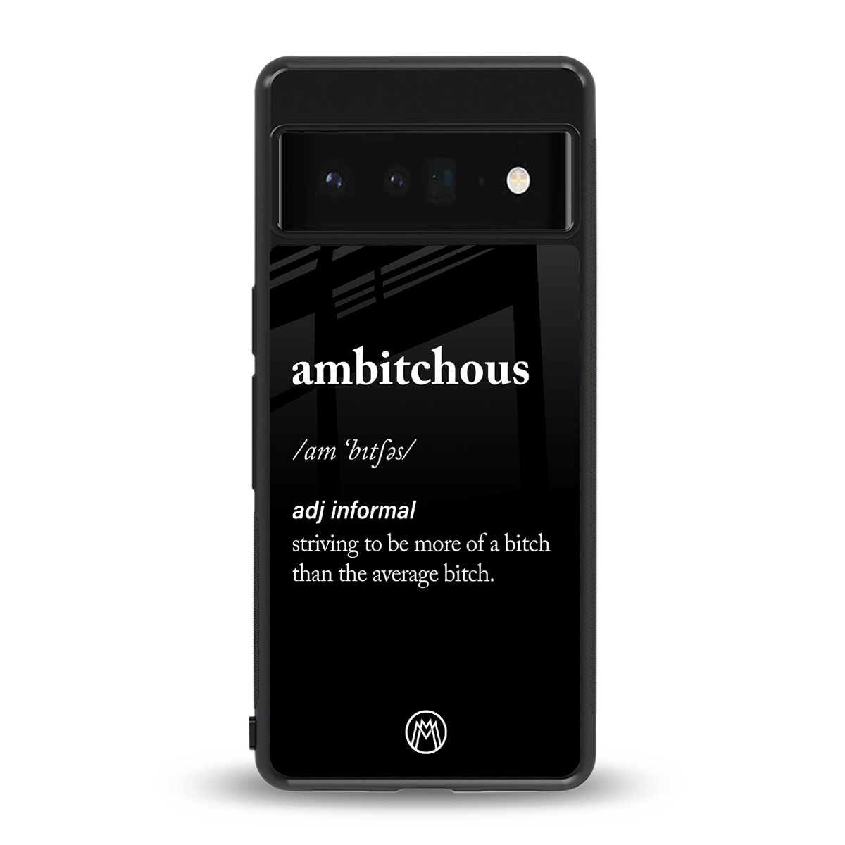 ambitchous back phone cover | glass case for google pixel 6 pro
