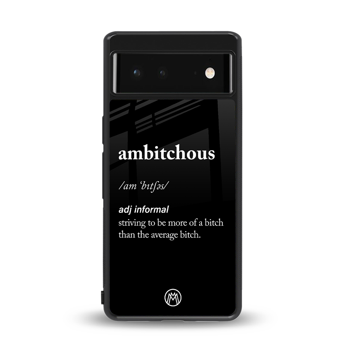 ambitchous back phone cover | glass case for Google Pixel 6A