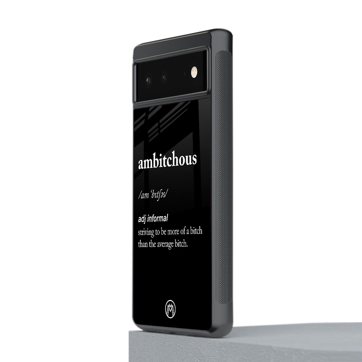 ambitchous back phone cover | glass case for google pixel 6