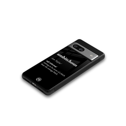 ambitchous back phone cover | glass case for Google Pixel 7