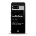 ambitchous back phone cover | glass case for Google Pixel 8