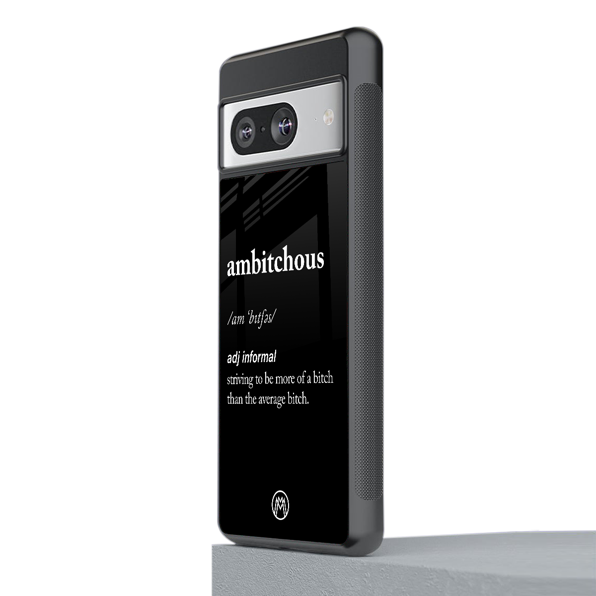 ambitchous back phone cover | glass case for Google Pixel 8