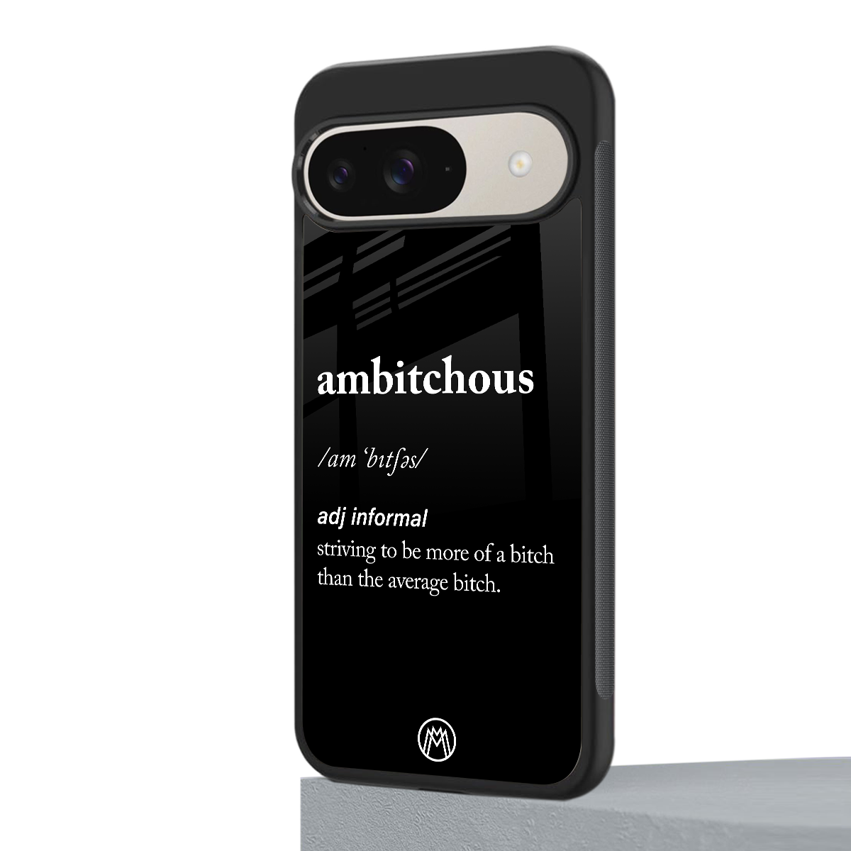ambitchous back phone cover | glass case for google pixel 9