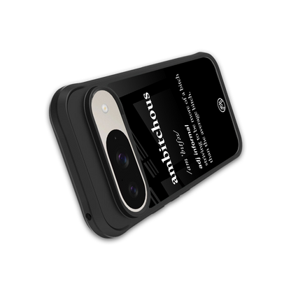 ambitchous back phone cover | glass case for google pixel 9