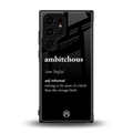 ambitchous back phone cover | glass case for samsung galaxy s24 ultra