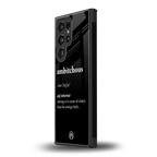 ambitchous back phone cover | glass case for samsung galaxy s24 ultra