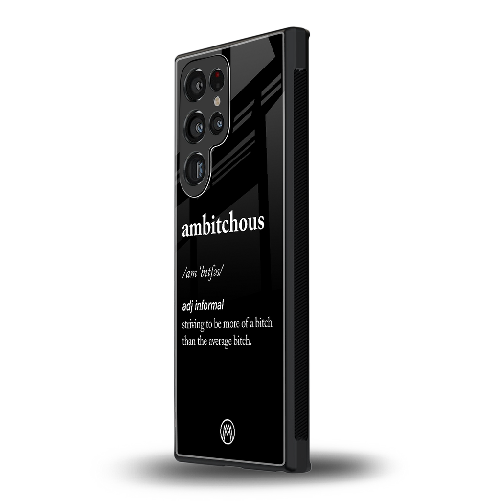ambitchous back phone cover | glass case for samsung galaxy s23 ultra