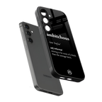 ambitchous back phone cover | glass case for samsung galaxy s23 fe