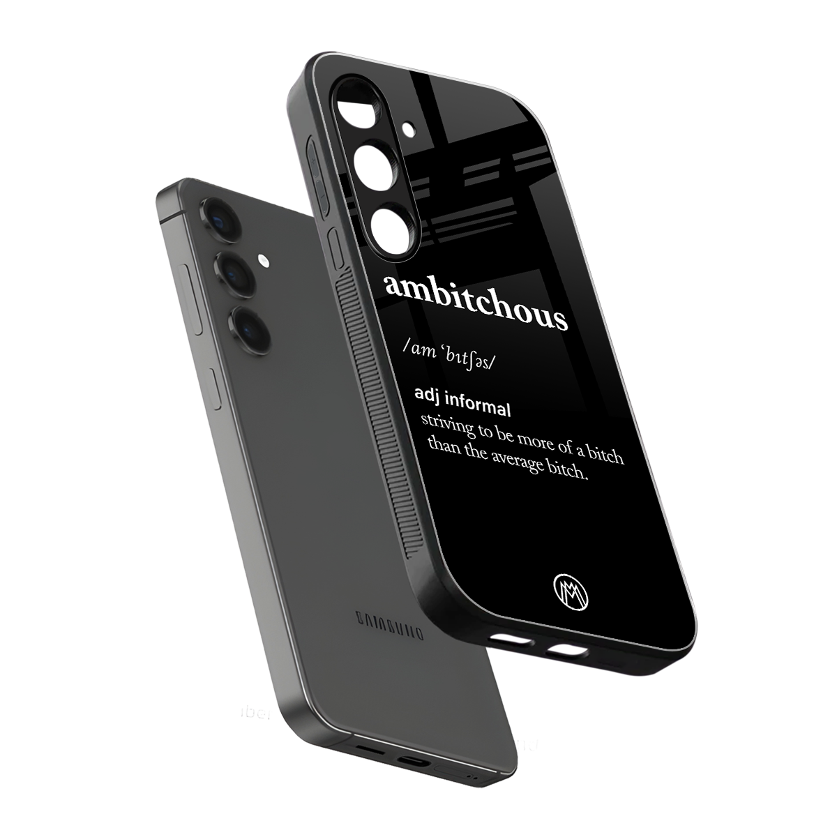 ambitchous back phone cover | glass case for samsung galaxy s23 fe