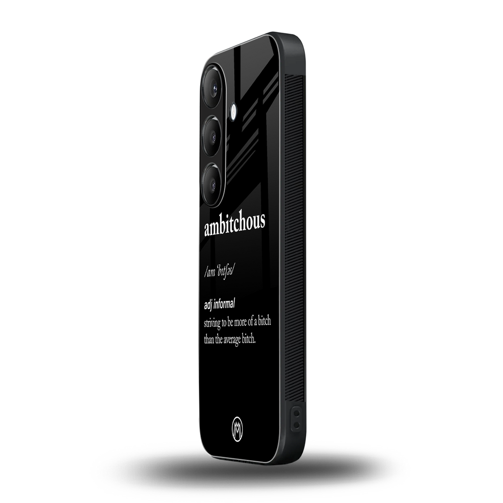ambitchous back phone cover | glass case for samsung galaxy s23 fe