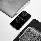 ambitchous back phone cover | glass case for iphone 16 pro