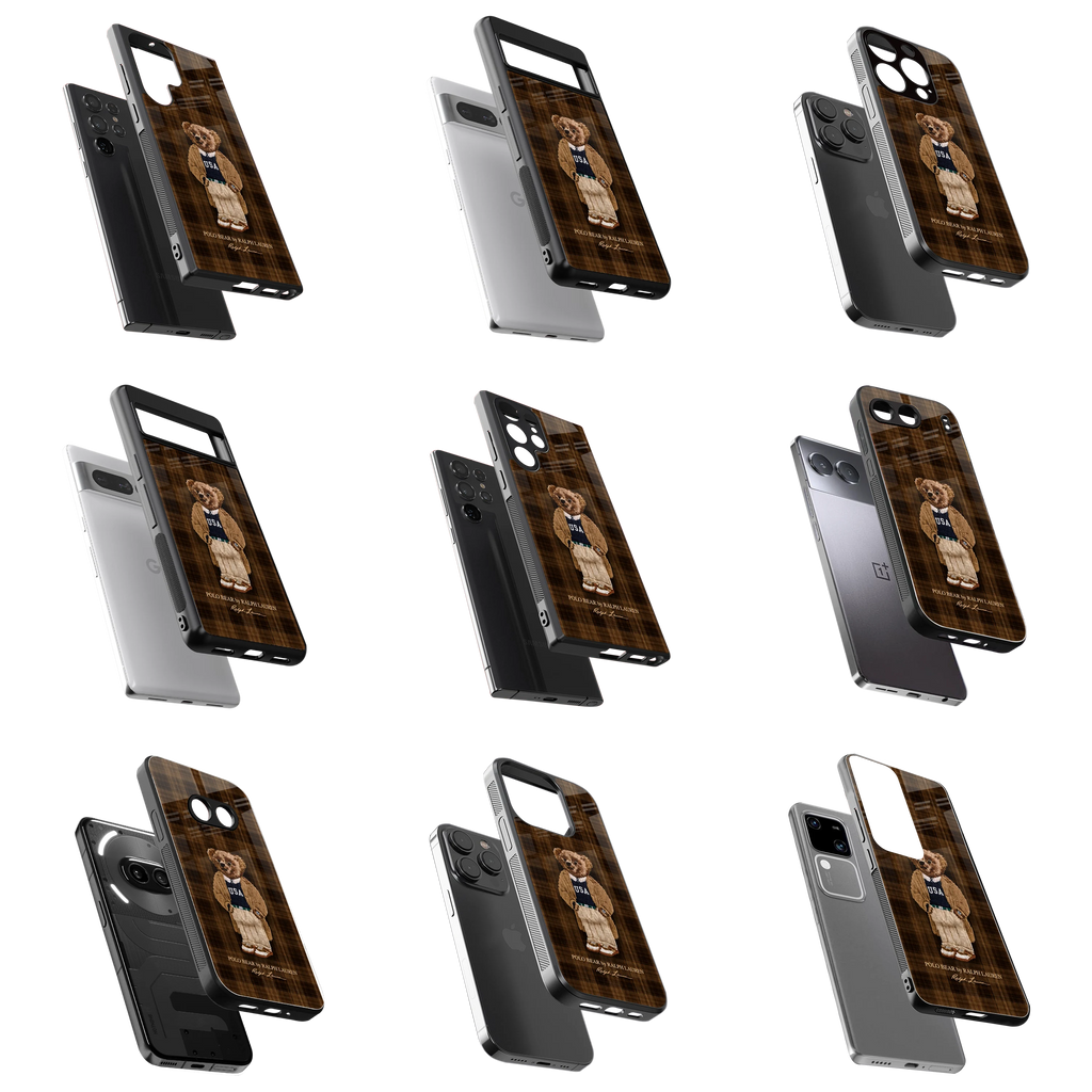 Durable Glass Back Mobile Case for iPhone, Samsung, OnePlus, Google Pixel, Redmi, Vivo, Oppo