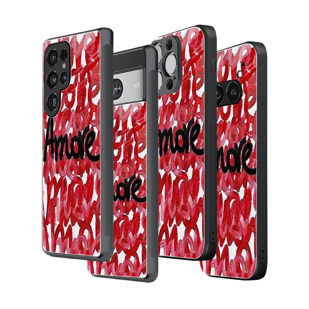 Stylish Glass Back Case for All Smartphones iPhone, Samsung, OnePlus, Pixel, Redmi, Oppo, Vivo, Motorola