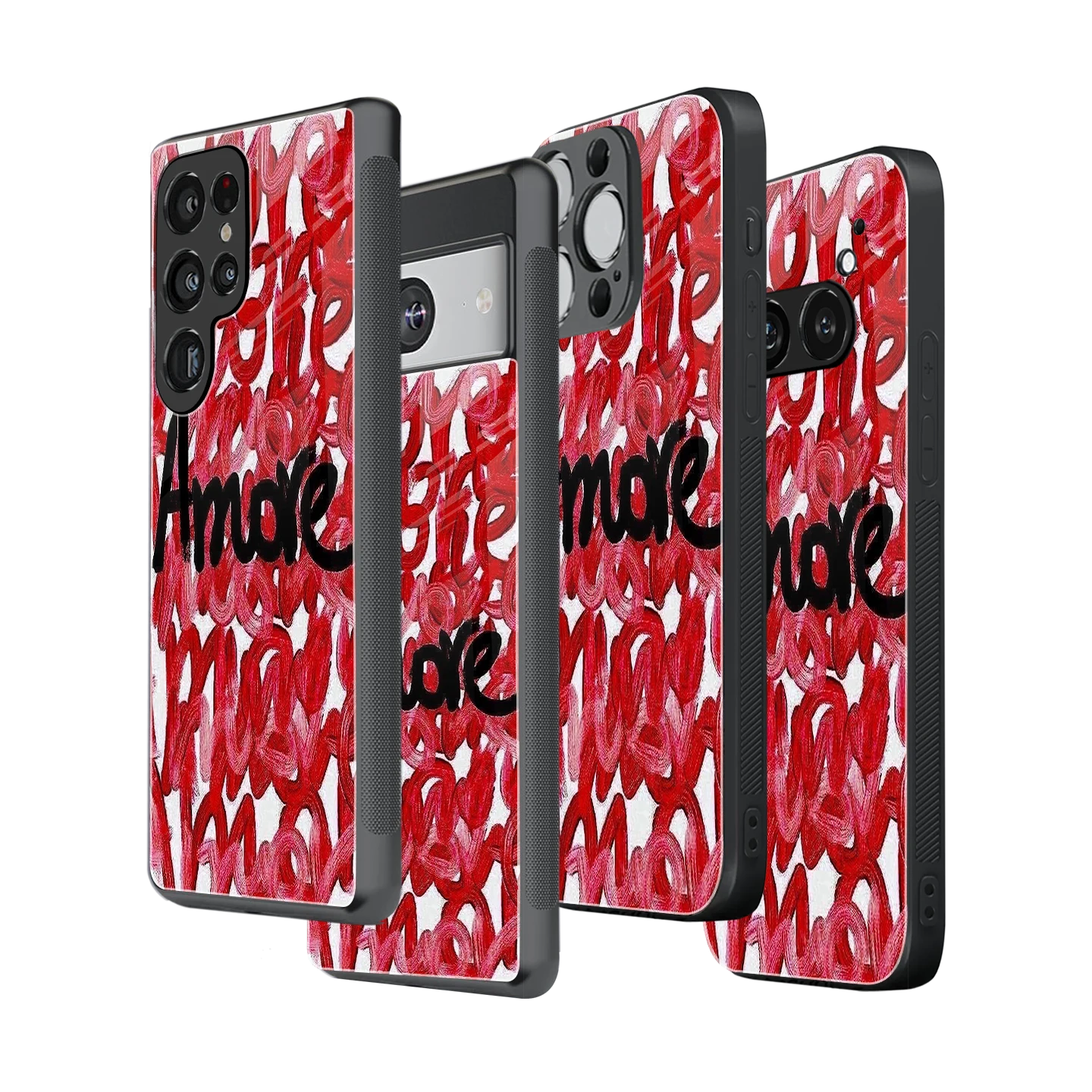 Stylish Glass Back Case for All Smartphones iPhone, Samsung, OnePlus, Pixel, Redmi, Oppo, Vivo, Motorola
