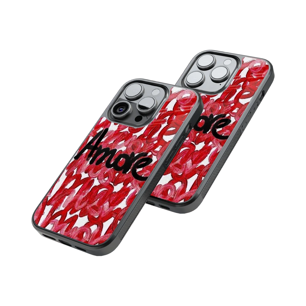 Protective Glass Back Phone Case Compatible with iPhone, Samsung, OnePlus, Pixel & More