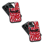 Trendy Glass Back Mobile Case for iPhone, Samsung, Redmi, OnePlus, Google Pixel, Motorola