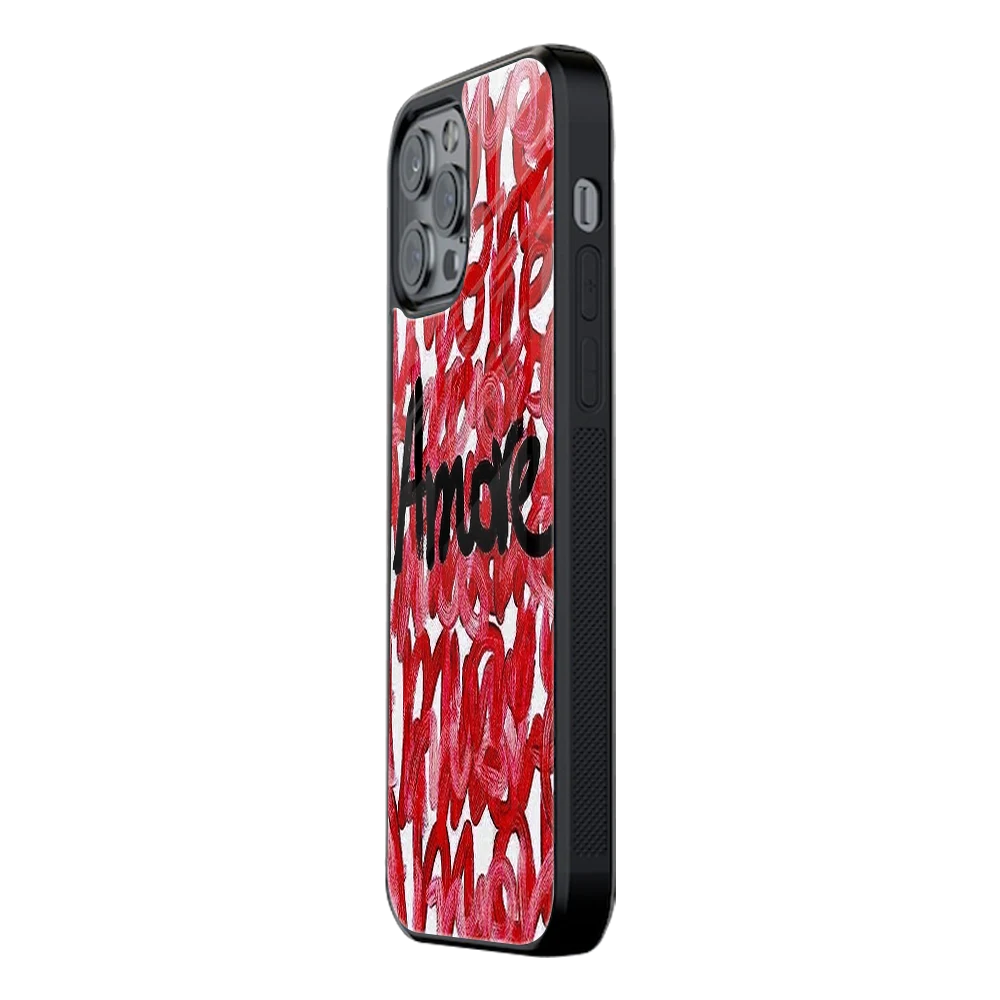 Slim Glass Back Phone Case for Multiple Brands iPhone, Samsung, Redmi, OnePlus, Oppo, Vivo