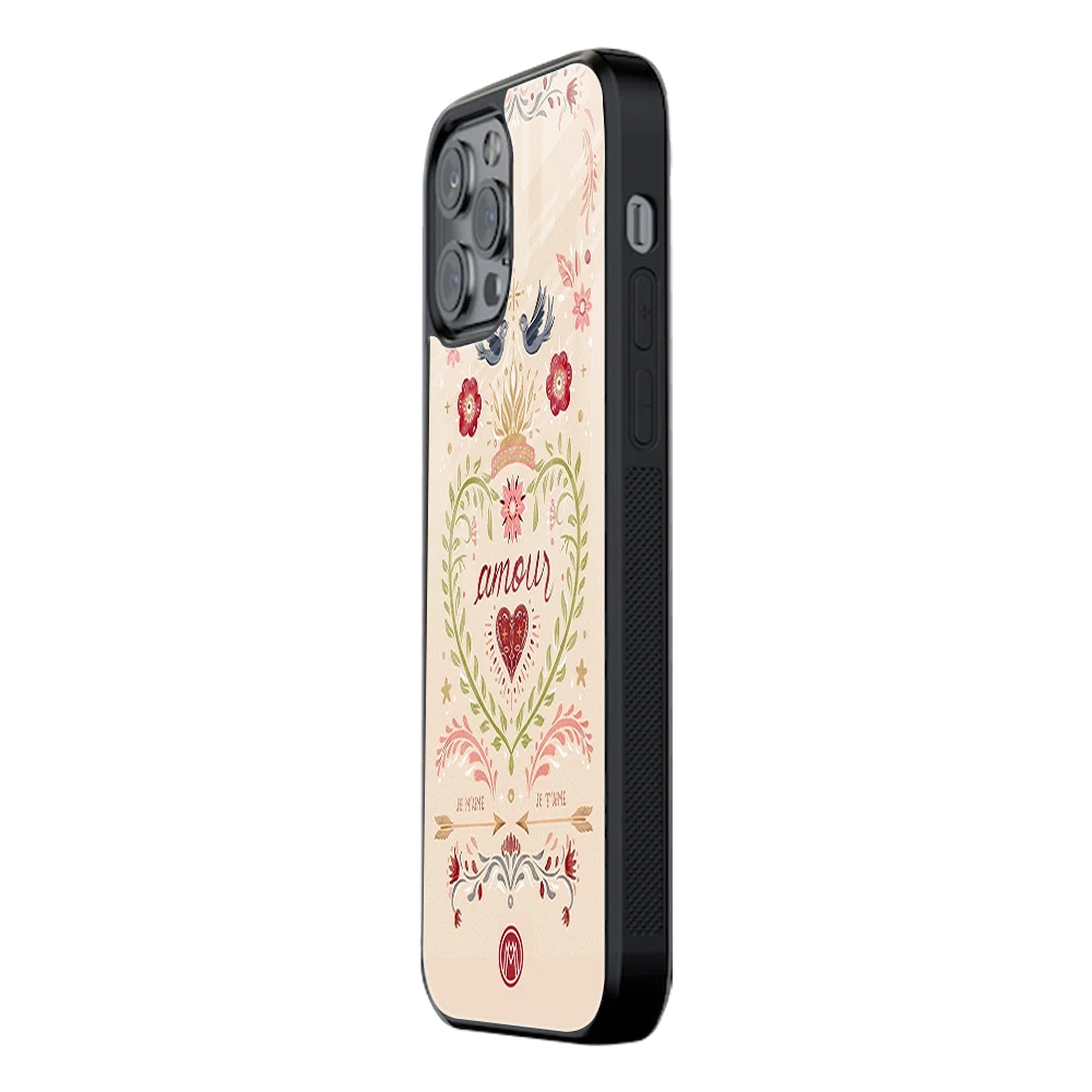 Slim Glass Back Phone Case for Multiple Brands iPhone, Samsung, Redmi, OnePlus, Oppo, Vivo