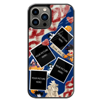 Polaroid Personalised Glass Phone Case