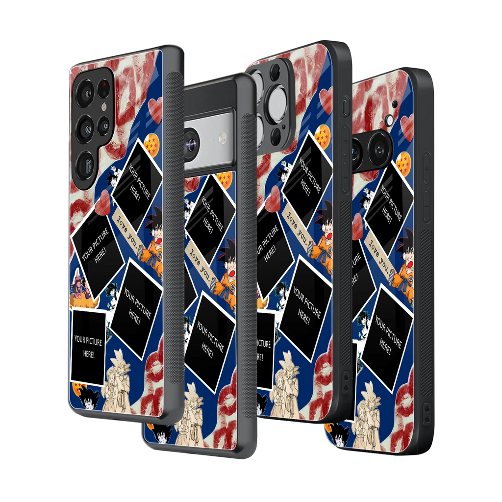 Polaroid Personalised Glass Phone Case