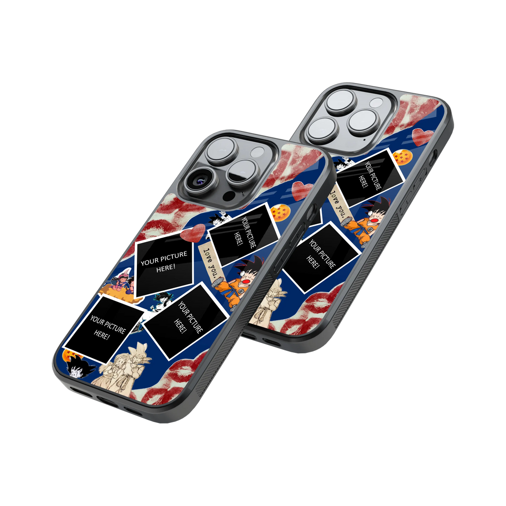 Polaroid Personalised Glass Phone Case