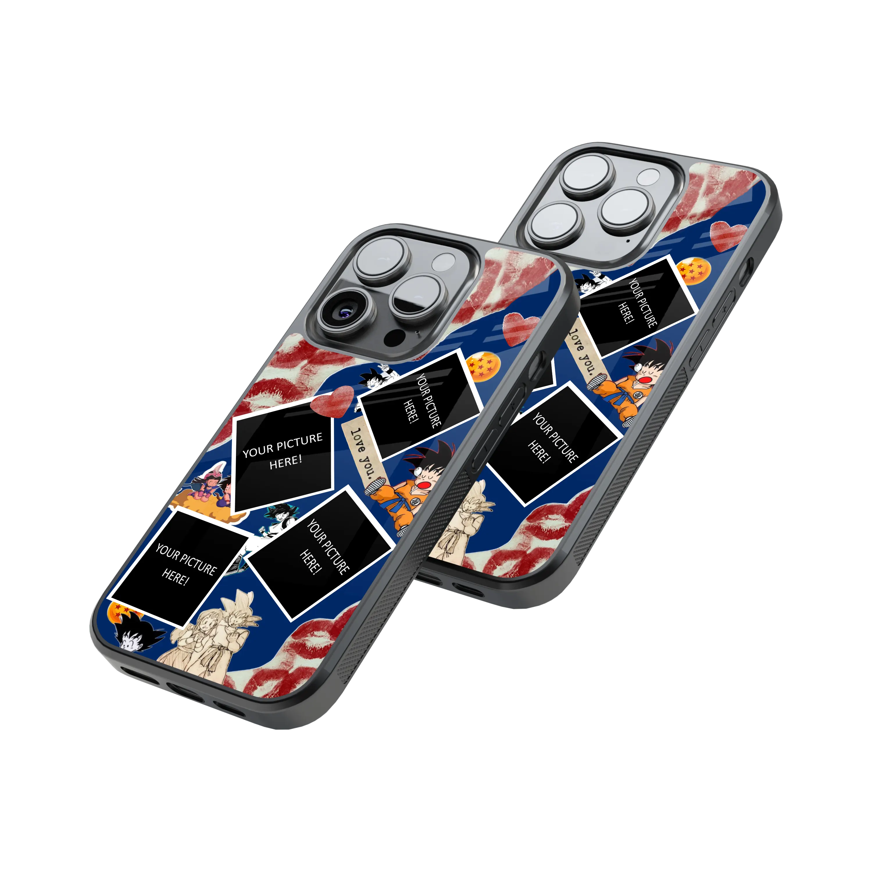 Polaroid Personalised Glass Phone Case